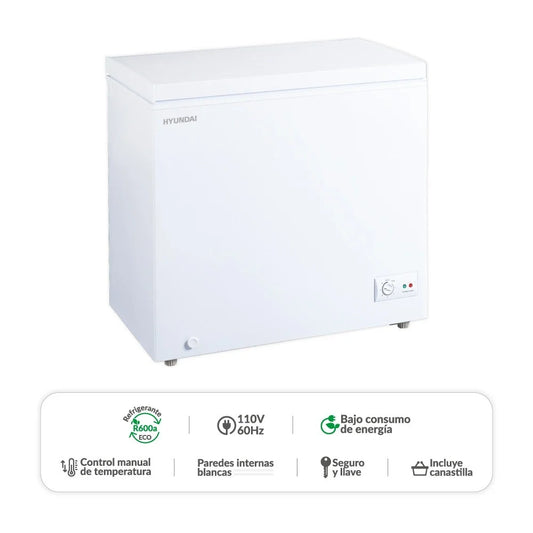 Congelador Hyundai 200 Litros Horizontal 115V-60HZ - HYCF200