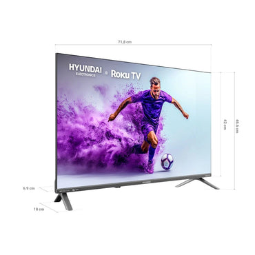 Televisor Hyundai 32" Smart Roku TV QLED - HYLED3258QR
