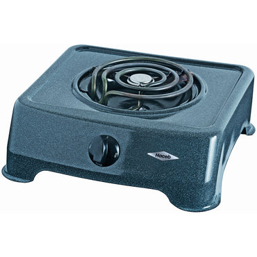 Cocineta Eléctrica Haceb de 1 puesto Gris/Azul - COCINETA AR ELEC-1 - Logística Haceb