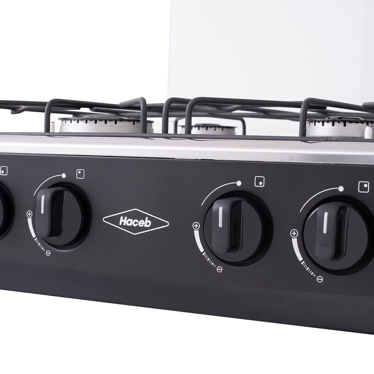 Estufa de mesa Avellana Haceb 4 puestos a Gas Natural Negro - EM AVELLANA V GN NE