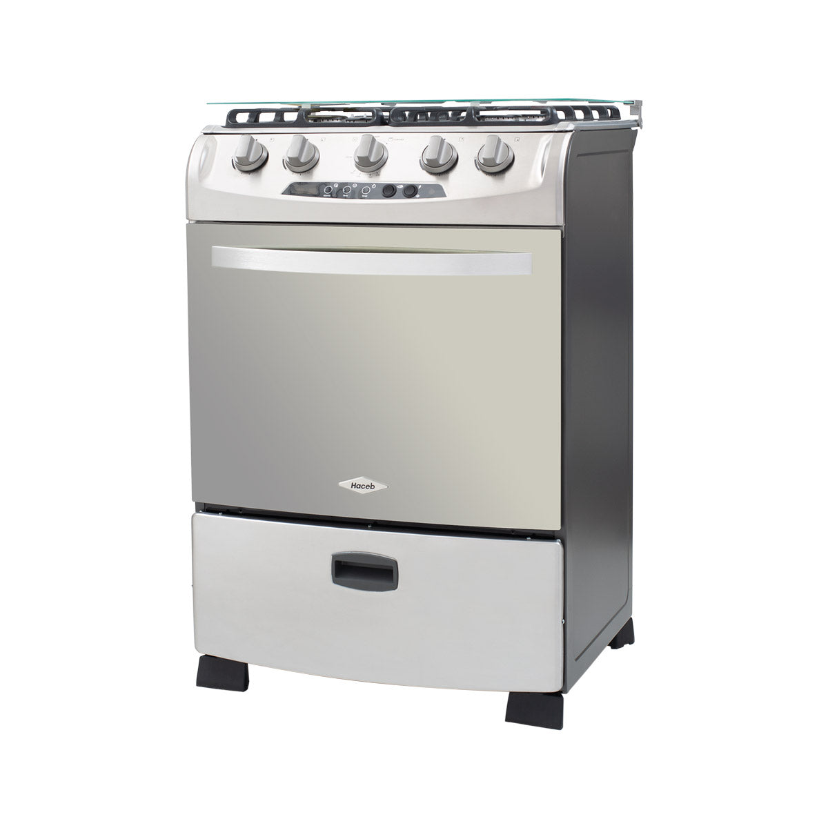 Estufa Orégano Ultra Haceb de 4 puestos 60 cm a Gas Natural Inox - ESTUFA OREGANO 60 ULTRA GN INOX - Logística Haceb