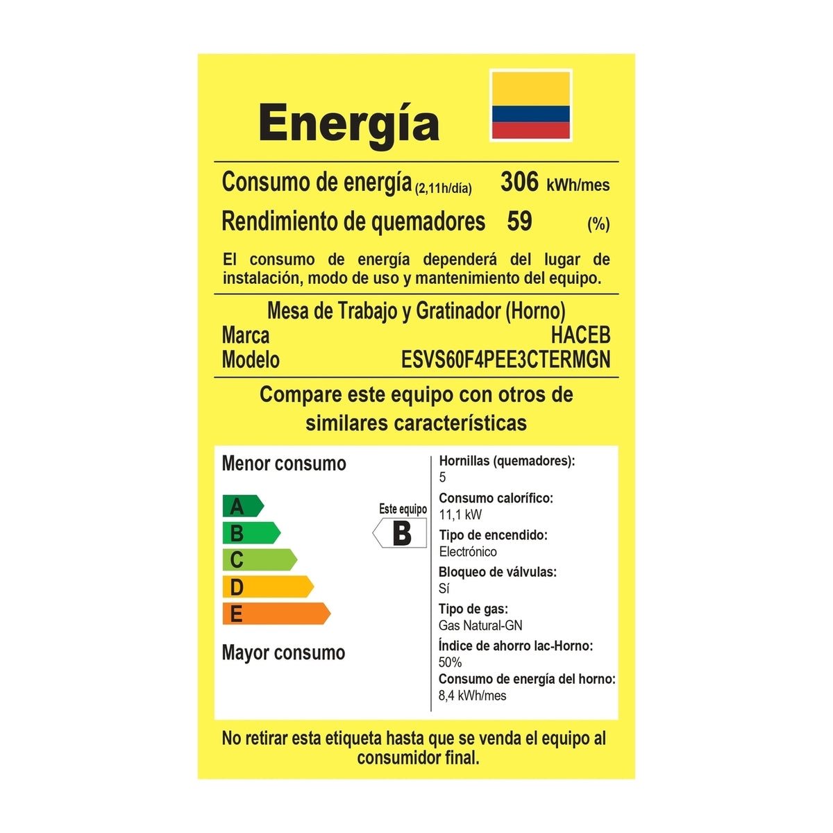 Estufa Orégano Ultra Haceb de 4 puestos 60 cm a Gas Natural Inox - ESTUFA OREGANO 60 ULTRA GN INOX - Logística Haceb