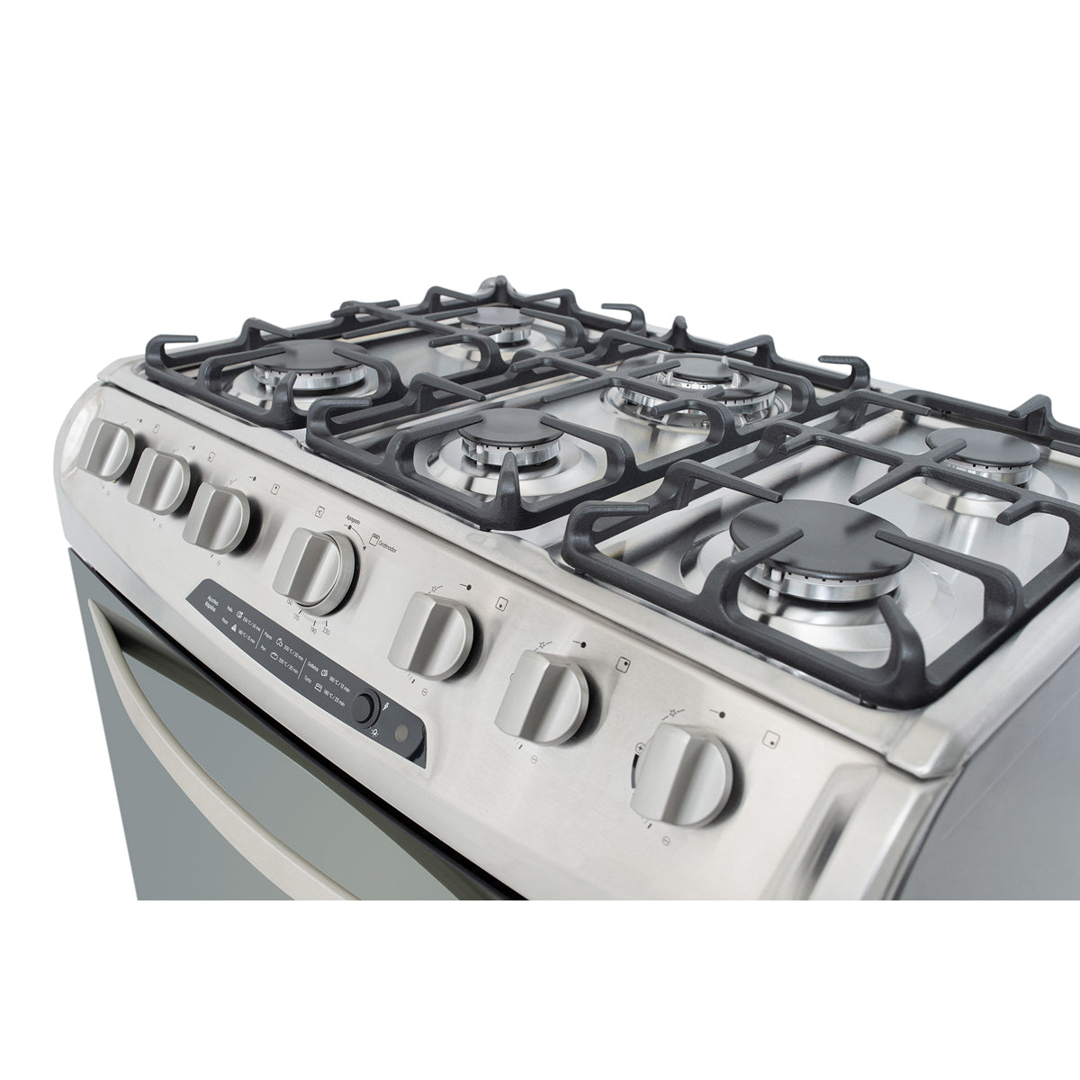 Estufa Orégano Haceb de 6 puestos 76 cm a Gas Propano Inox - ESTUFA OREGANO 76-VF GP INOX - Logística Haceb