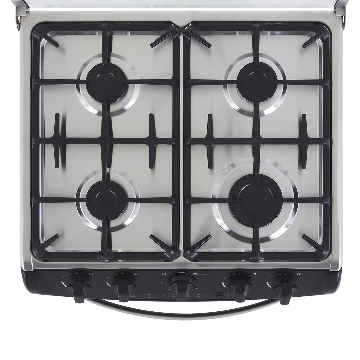 Estufa Orégano Haceb de 4 puestos 60 cm a Gas Propano Negro - ESTUFA OREGANO 60-VF GP NE