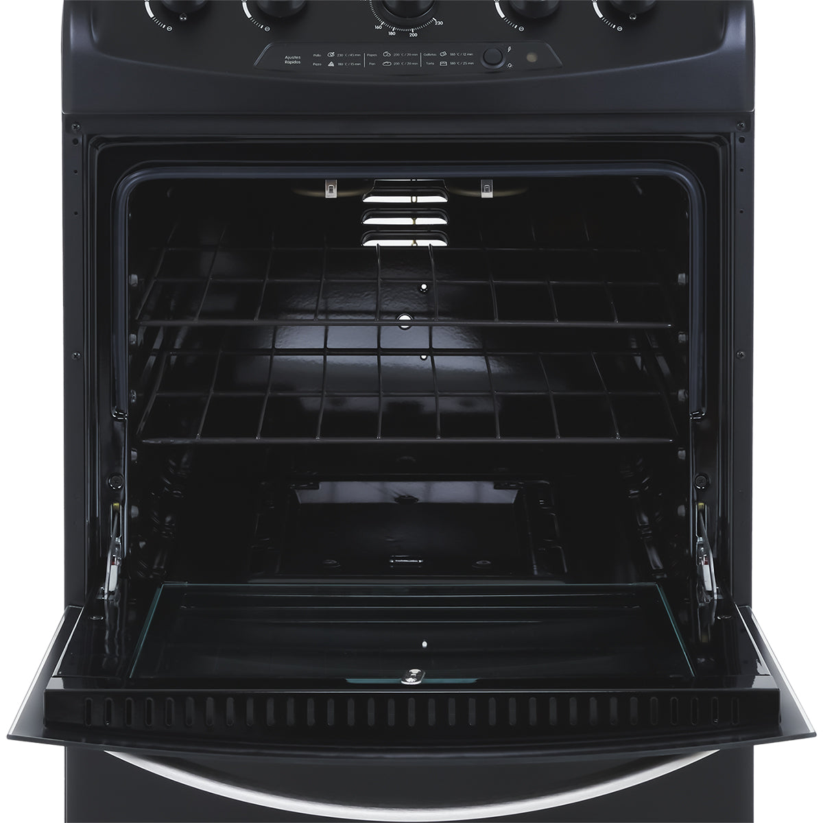 Estufa Orégano Haceb de 4 puestos 60 cm a Gas Propano Negro - ESTUFA OREGANO 60-VF GP NE