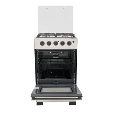 Estufa Romero Haceb de 4 puestos 50 cm a Gas Natural Inox - ESTUFA ROMERO 50-VP GN INOX - Logística Haceb