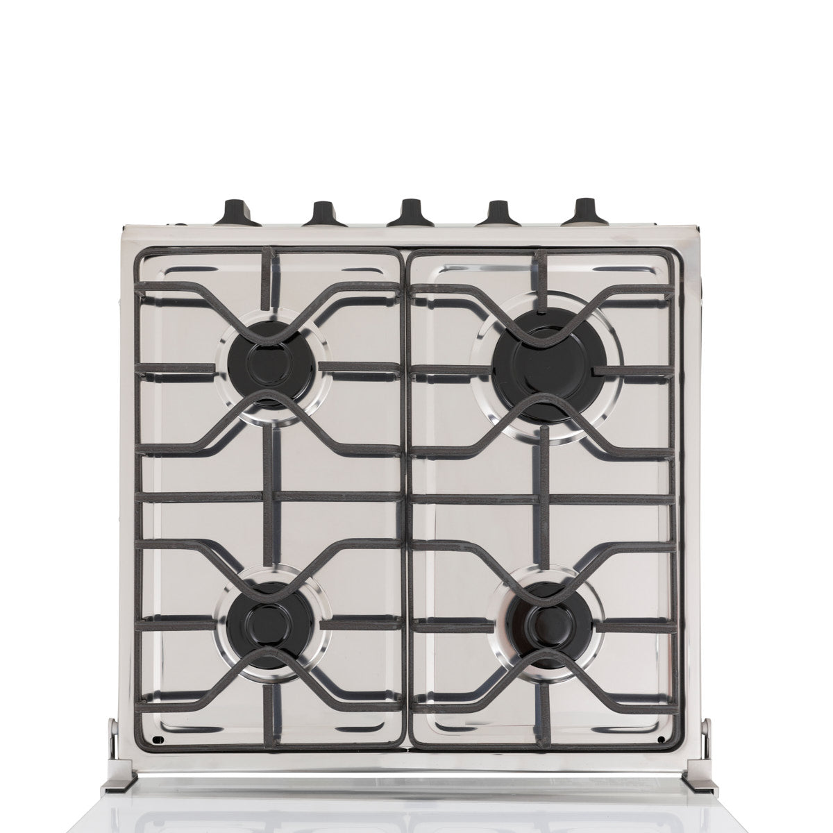 Estufa Romero Cristal de 4 puestos 50 cm a Gas Propano Inox - ESTUFA ROMERO 50-VP GP INOX - Logística Haceb