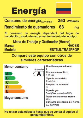 Estufa Romero Ultra de 4 puestos 50 cm a Gas Propano Inox - ESTRO50T-INOX-P