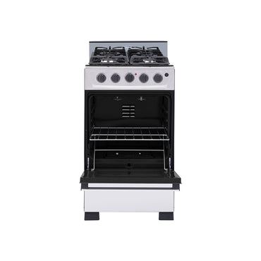 Estufa Romero Cristal de 4 puestos 50 cm a Gas Propano Inox - ESTUFA ROMERO CRISTAL 50 GP INOX - Logística Haceb
