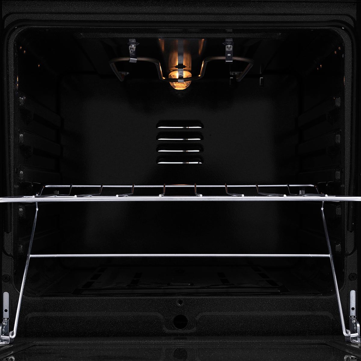 Estufa Romero Cristal de 4 puestos 50 cm a Gas Propano Inox - ESTUFA ROMERO CRISTAL 50 GP INOX - Logística Haceb