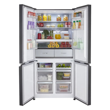 Nevera Cross Door Moscu 586 litros panel digital externo negra