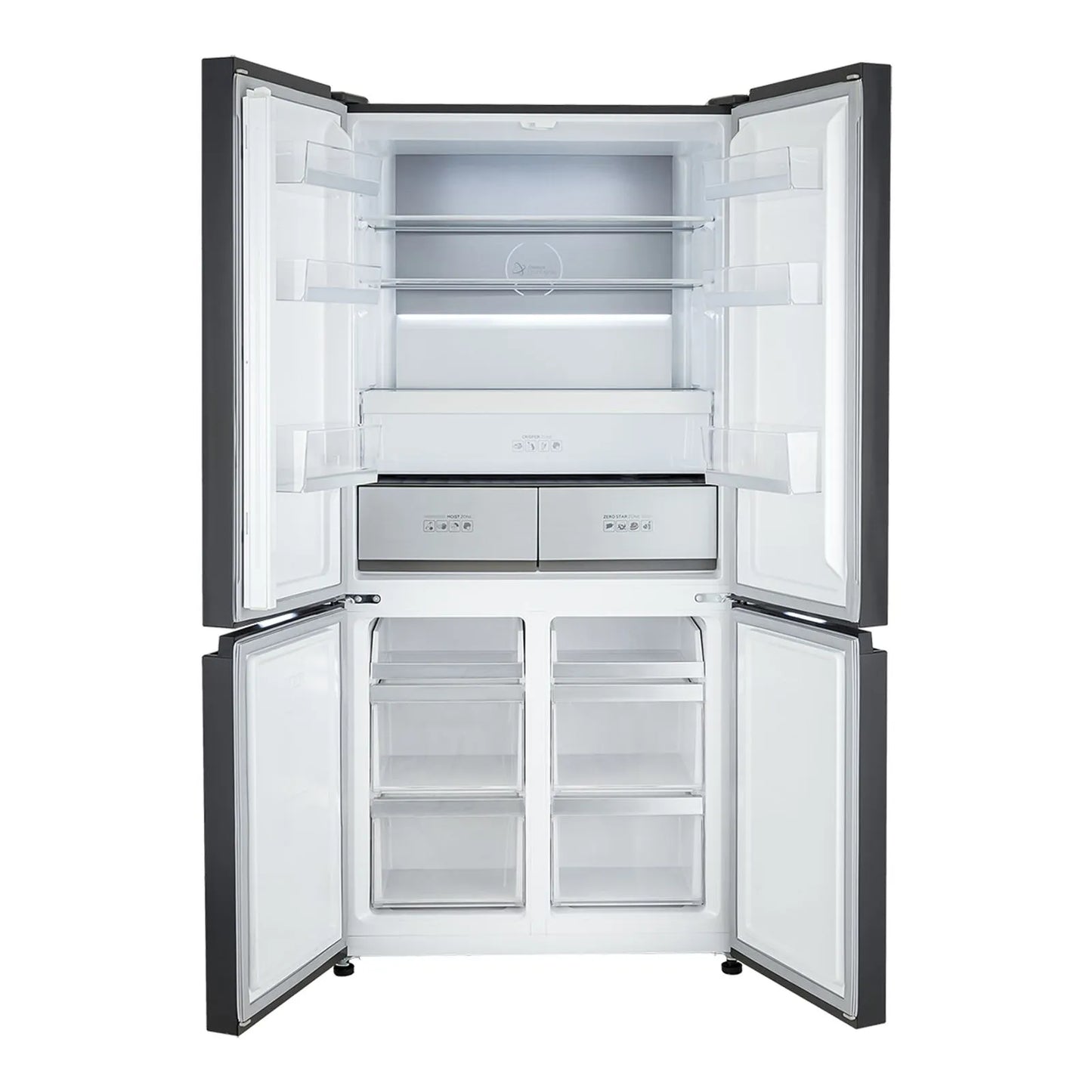 Nevera Cross Door Moscu 586 litros panel digital externo negra