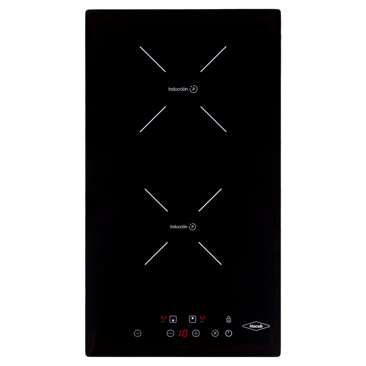 Estufa de Empotrar de Inducción Haceb de 2 puestos de 30 cm A 220V - CUB INDUCCION 30 220V - Logística Haceb