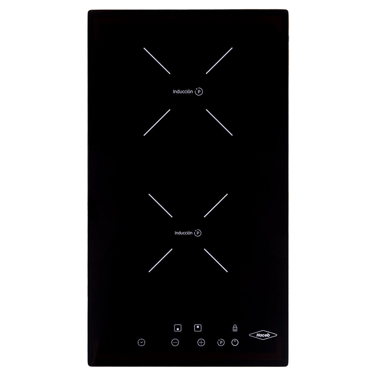 Estufa de Empotrar de Inducción Haceb de 2 puestos de 30 cm A 220V - CUB INDUCCION 30 220V - Logística Haceb