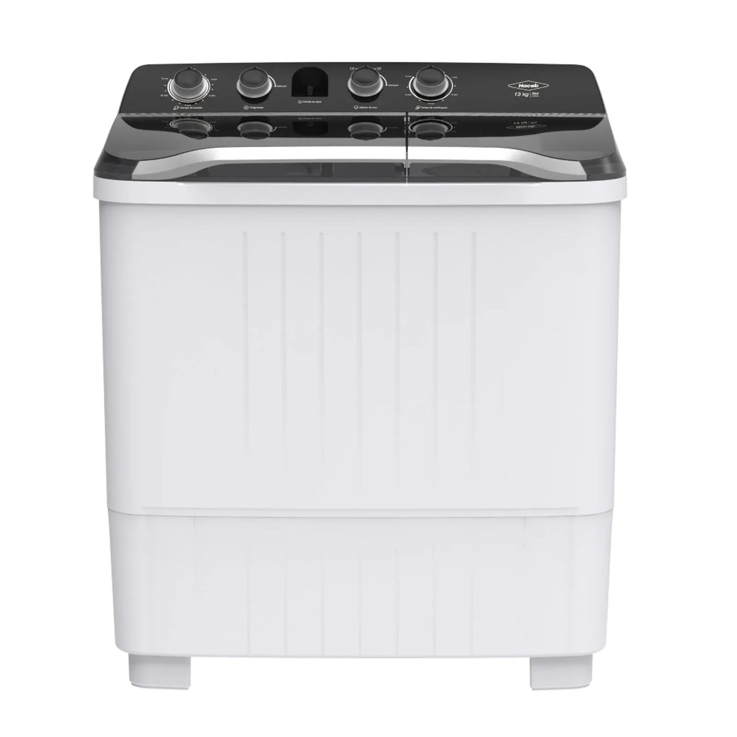 Lavadora Haceb semiautomática 13 kilogramos blanca