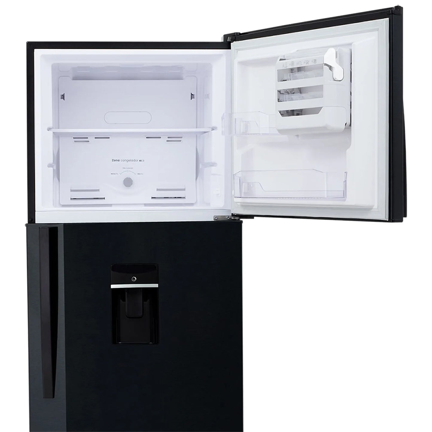 Nevera Haceb No Frost 404 litros manija externa negro esmeralda