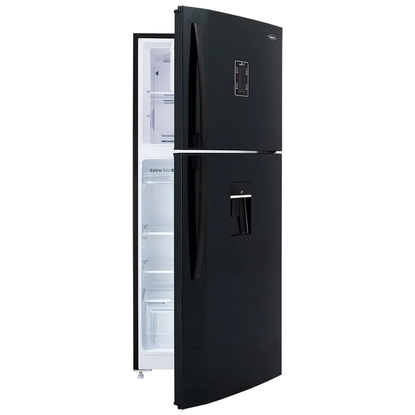 Nevera Haceb No Frost 404 litros manija externa negro esmeralda