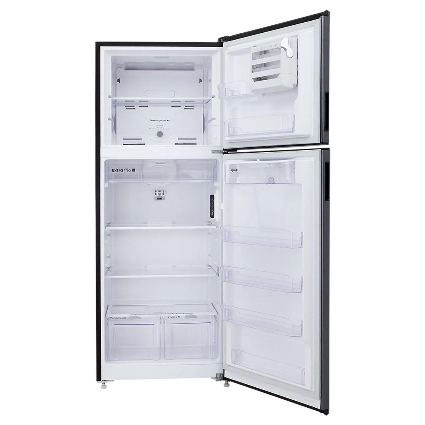 Nevera Haceb No Frost 448 litros manija externa negro esmeralda