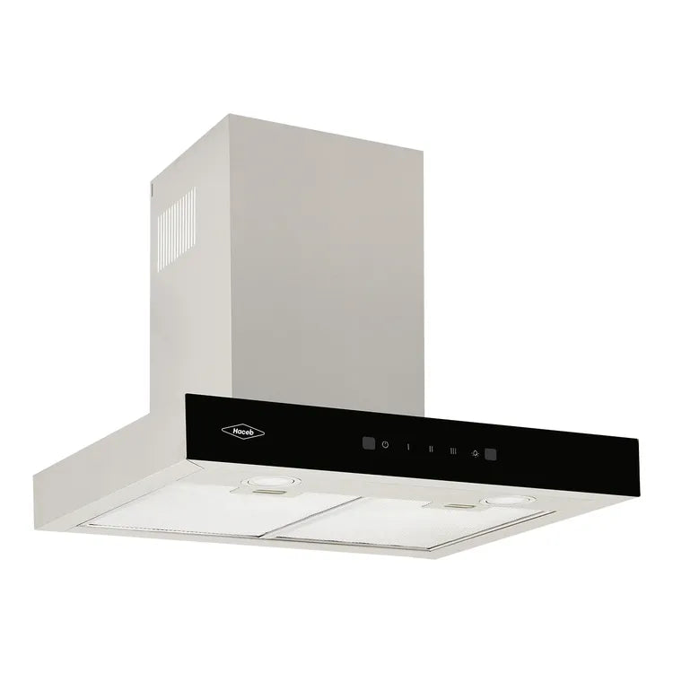 Campana Pared Haceb 60.00 cm x 95.00 cm 3 velocidades Inox Negro- Logística Haceb