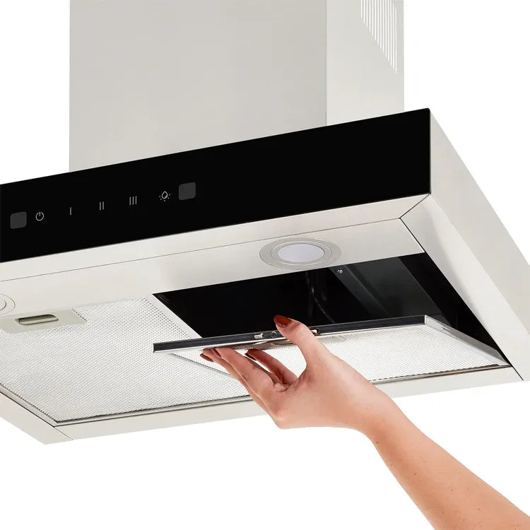 Campana Pared Haceb 60.00 cm x 95.00 cm 3 velocidades Inox Negro- Logística Haceb