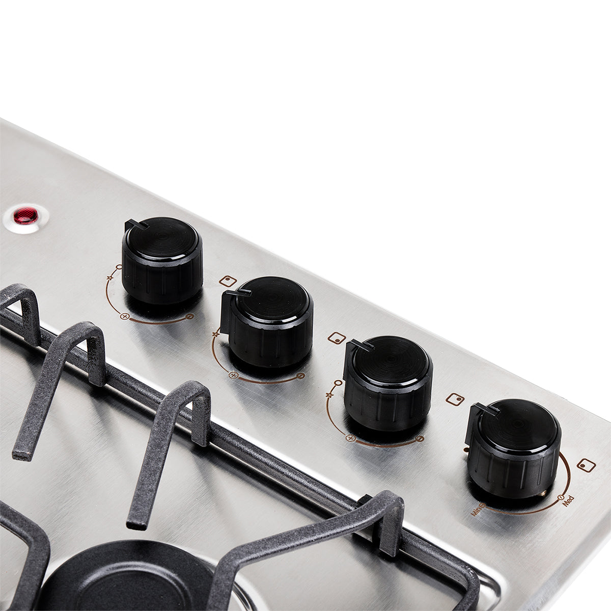 Estufa de Empotrar Haceb 3X1 de 3 puestos RB de 60 X 43 cm a Gas Natural Inox- CUB TO 60-43 INOX 3X1 RB GN 120V - Logística Haceb