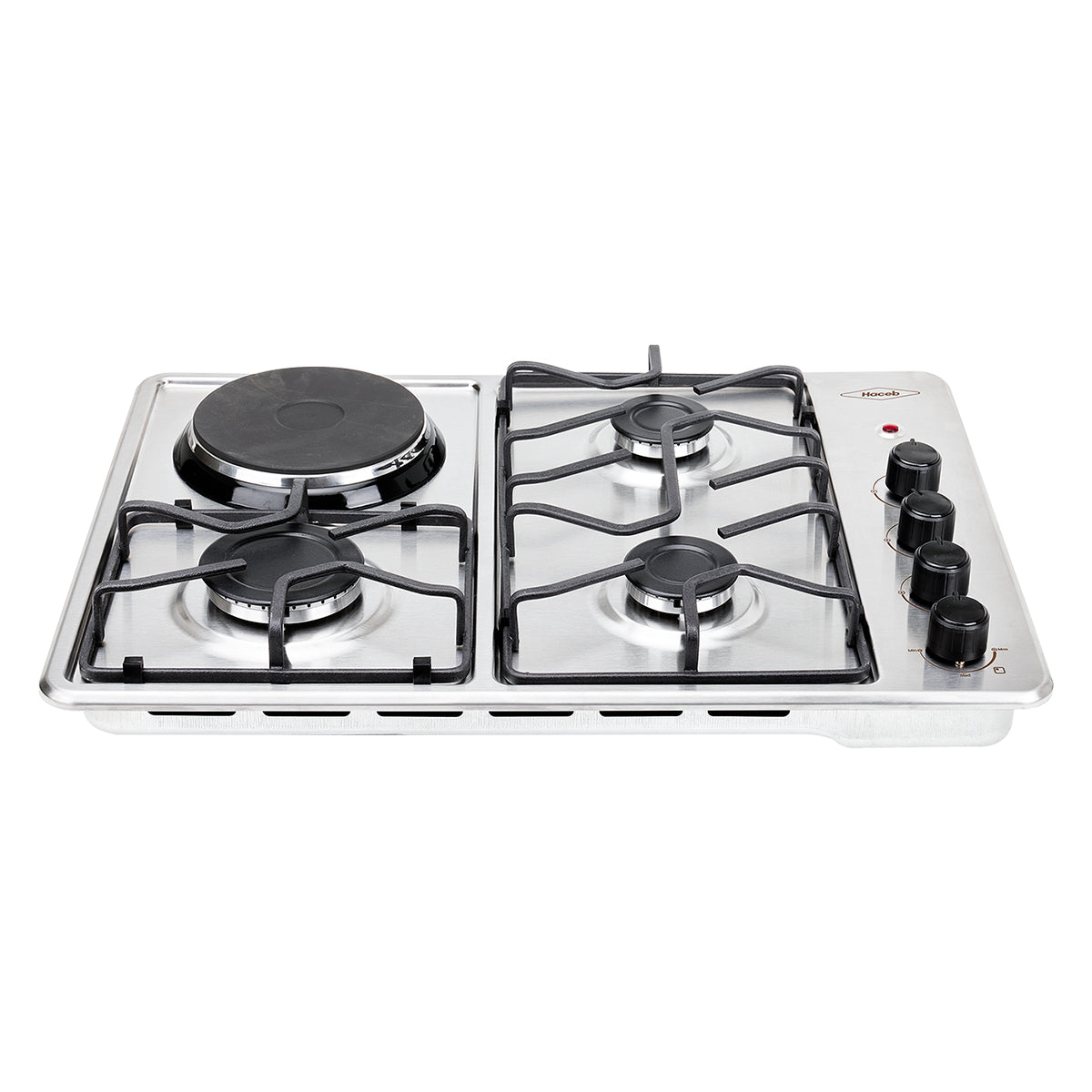 Estufa de Empotrar TO Haceb de 3 puestos 3X1 RB de 60X43 cm a Gas Propano Inox- CUB TO 60-43 INOX 3X1 RB GP 120V