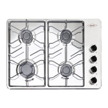 Estufa de Empotrar TO Haceb de 4 puestos AL de 60 X 43 cm en Alambrón a Gas Natural Inox - CUB TO 60-43 INOX AL GN
