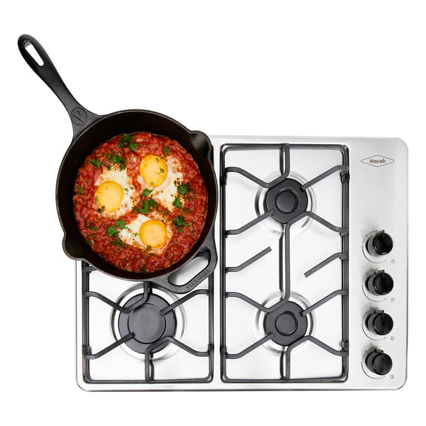 Estufa de Empotrar TO Haceb de 4 puestos de 60X43 cm a Gas Natural Inox- CUB TO 60-43 INOX PL GN