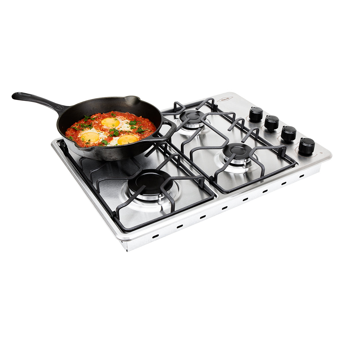 Estufa de Empotrar Haceb de 4 puestos 30 cm a Gas Propano Inox - CUB TO 60-43 INOX PL GP