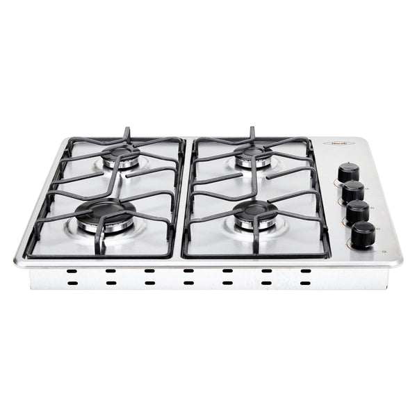 Estufa de Empotrar TO Haceb de 4 puestos de 60X51 cm a Gas Natural Inox - CUB TO 60-51 INOX PL GN
