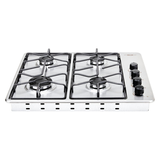 Estufa de Empotrar TO Haceb de 4 puestos de 60X51 cm a Gas Natural Inox - CUB TO 60-51 INOX PL GN