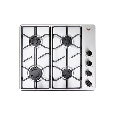 Estufa de Empotrar TO Haceb de 4 puestos de 60X51 cm a Gas Natural Inox - CUB TO 60-51 INOX PL GN
