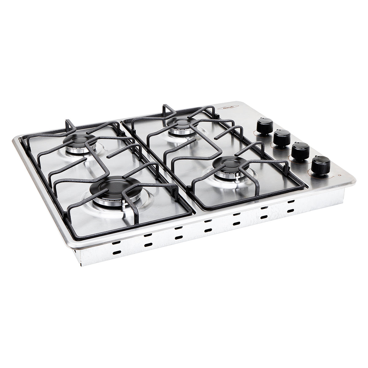 Estufa de Empotrar Haceb de 4 puestos 60X51 cm a Gas Propano Inox - CUB TO 60-51 INOX PL GP
