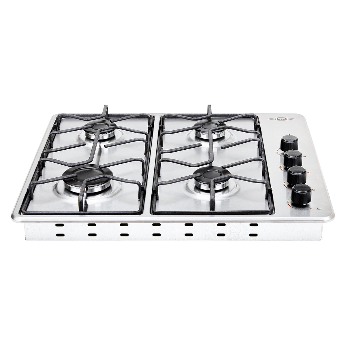 Estufa de Empotrar Haceb de 4 puestos 60X51 cm a Gas Propano Inox - CUB TO 60-51 INOX PL GP