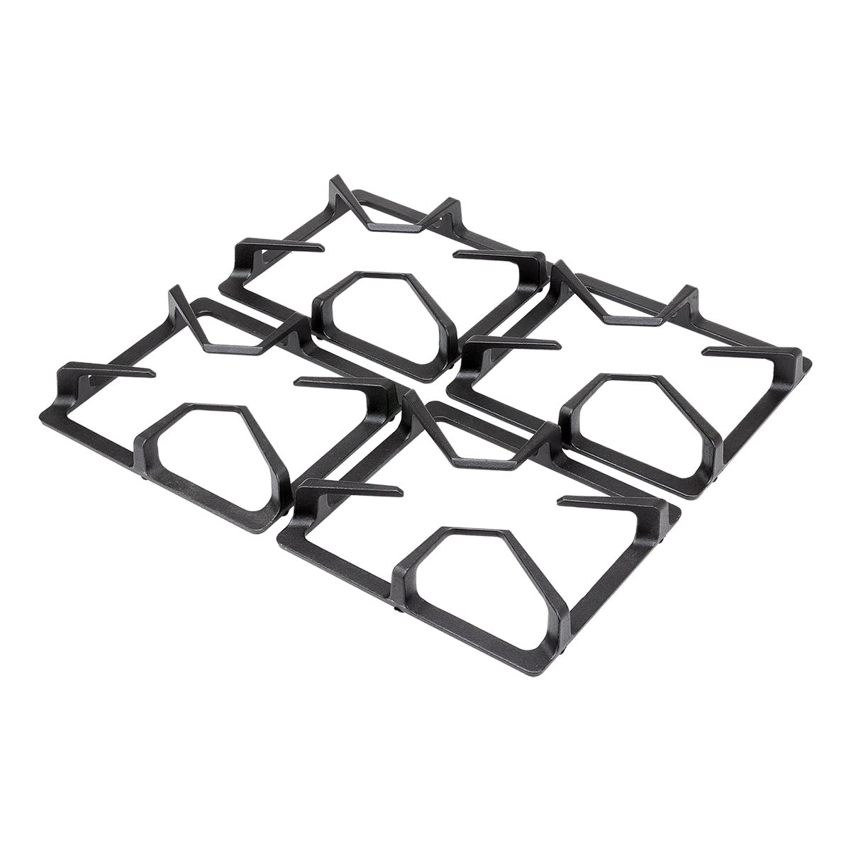 Estufa de Empotrar TO Haceb de 4 puestos HF de 60 X 43 cm en Hierro Fundido a Gas Natural Inox- CUB TA 60-43 INOX HF GN