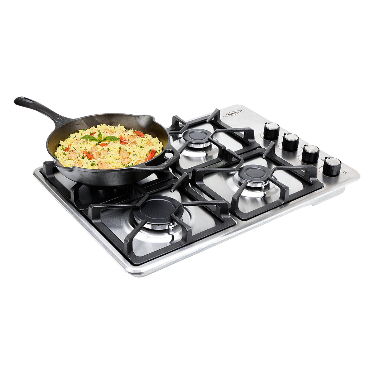 Estufa de Empotrar TO Haceb de 4 puestos HF de 60 X 43 cm a Gas Propano Inox - CUB TA 60-43 INOX HF GP