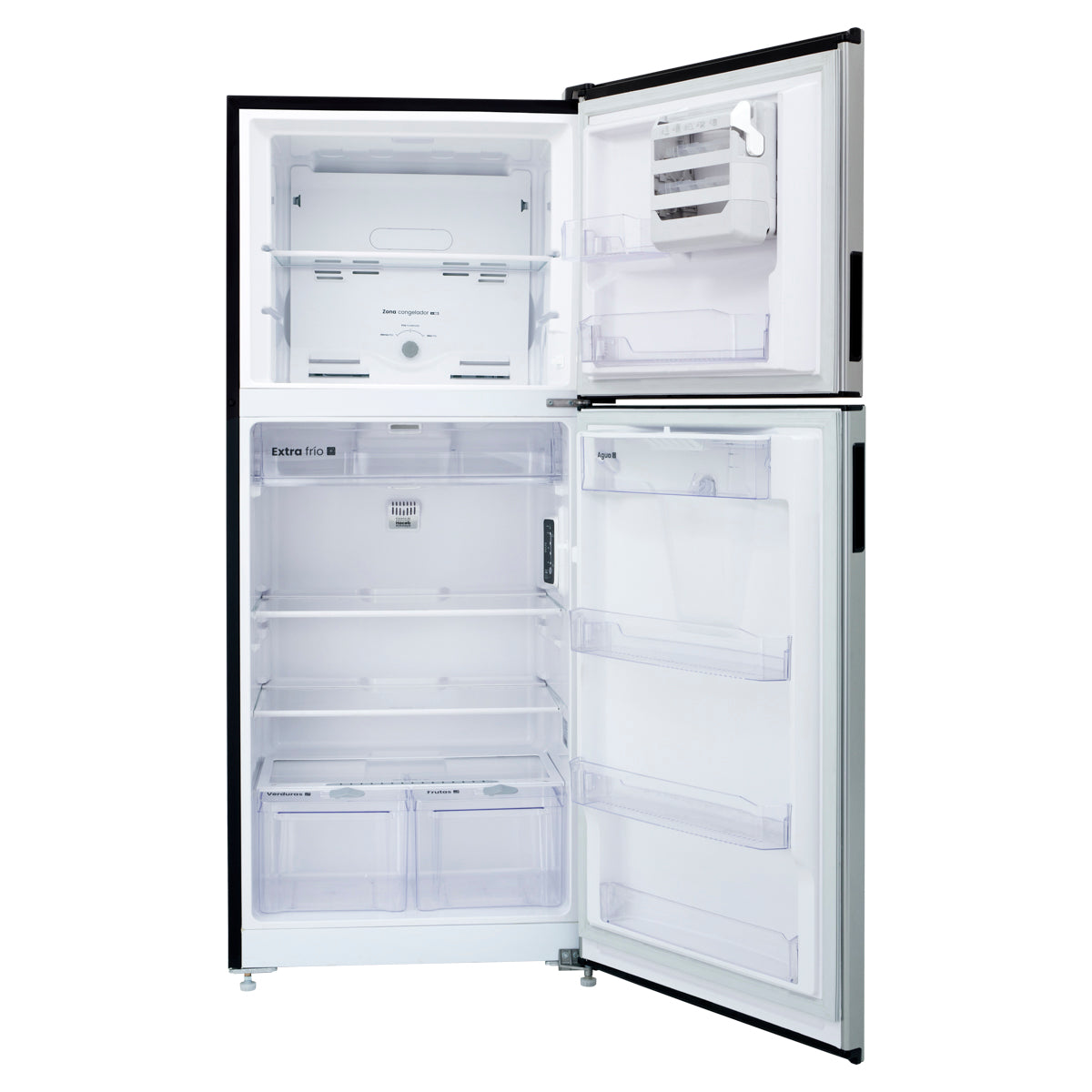 Nevera Haceb No Frost 404 litros inverter manija integrada inox - NEV ALC 404 SE DA MI INOX INV
