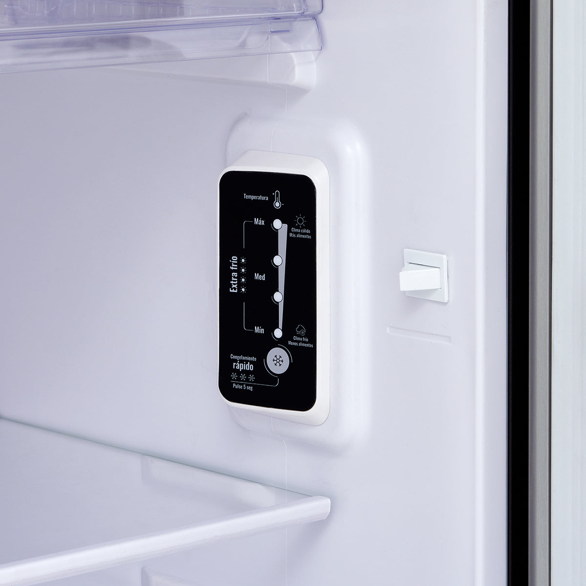 Nevera Haceb No Frost 404 litros inverter manija integrada inox - NEV ALC 404 SE DA MI INOX INV