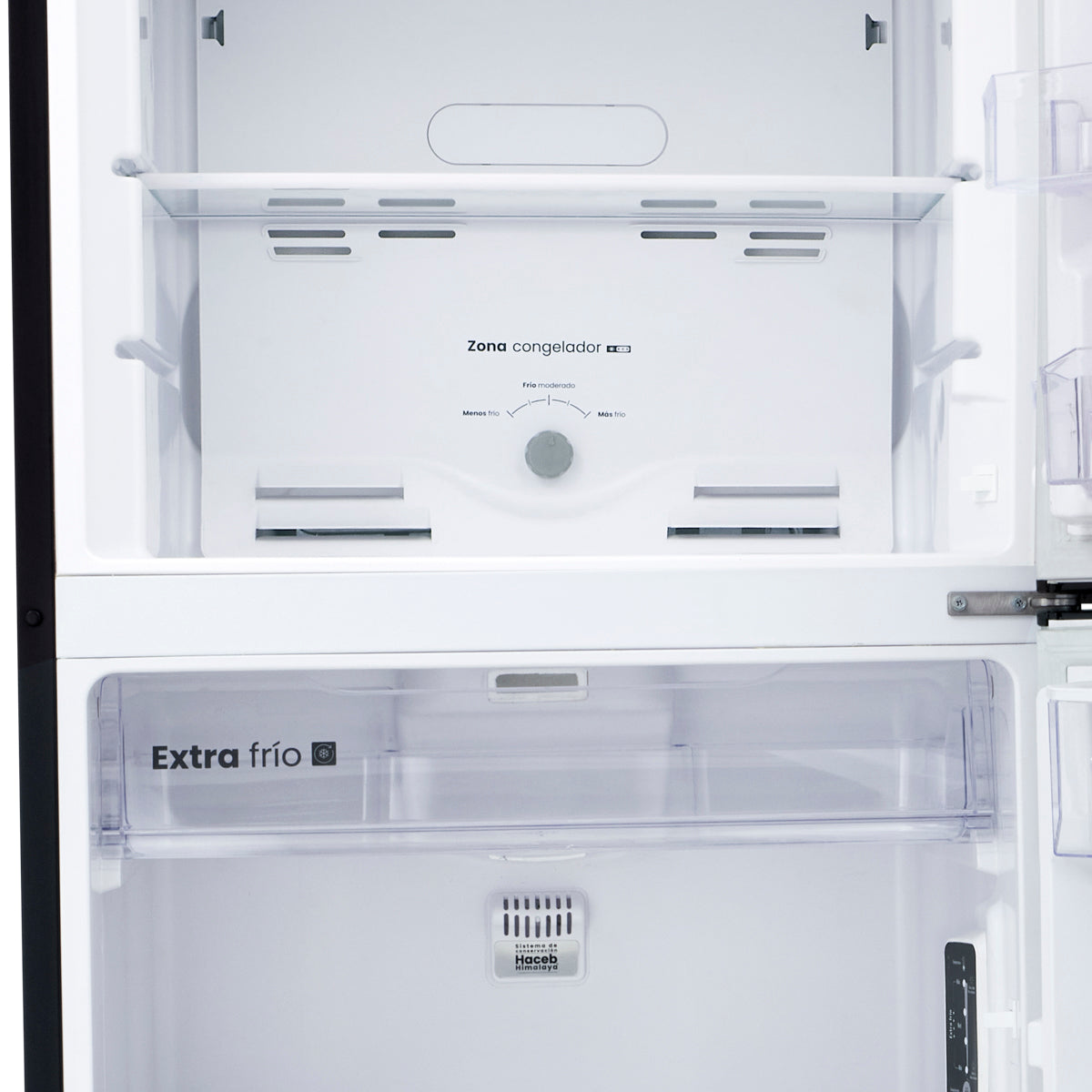 Nevera Haceb No Frost 404 litros inverter manija integrada inox - NEV ALC 404 SE DA MI INOX INV