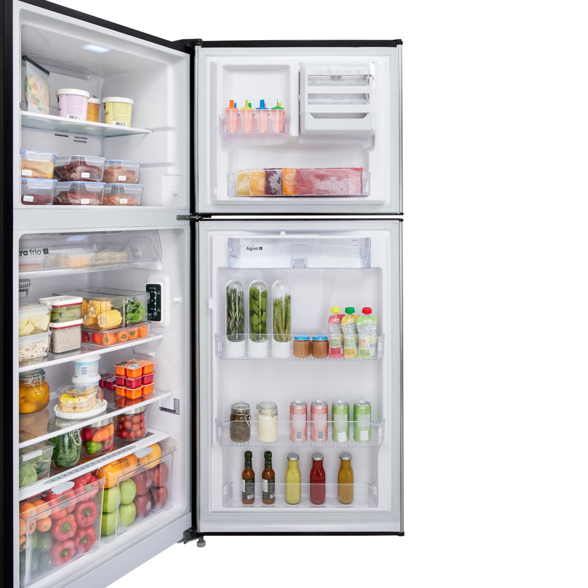 Nevera Haceb No Frost 404 litros inverter manija integrada inox - NEV ALC 404 SE DA MI INOX INV