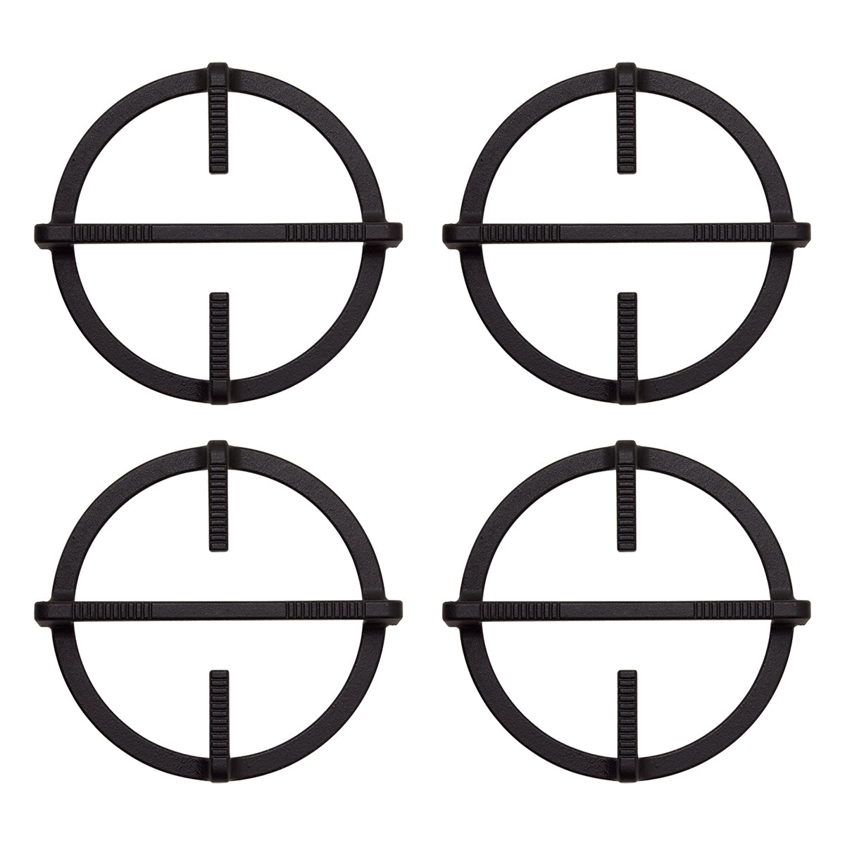 Estufa de Empotrar Cristal Haceb de 4 puestos de 60x43 cm a Gas Propano Negra - CUB TO 60-43 CRISTAL HF GP