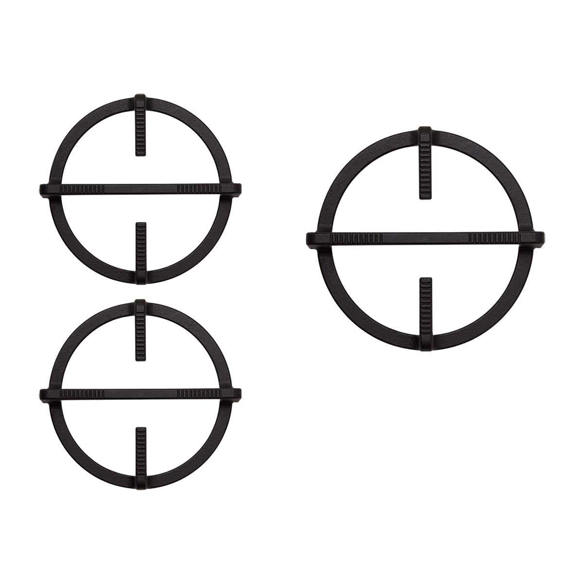 Estufa de Empotrar Cristal Haceb con fogón triple corona color oro mate de 3 puestos - 60x43 cm a Gas Natural Negra - CUB TO ORO 3C 60-43 CRISTAL HF 3Q GN - Logística Haceb