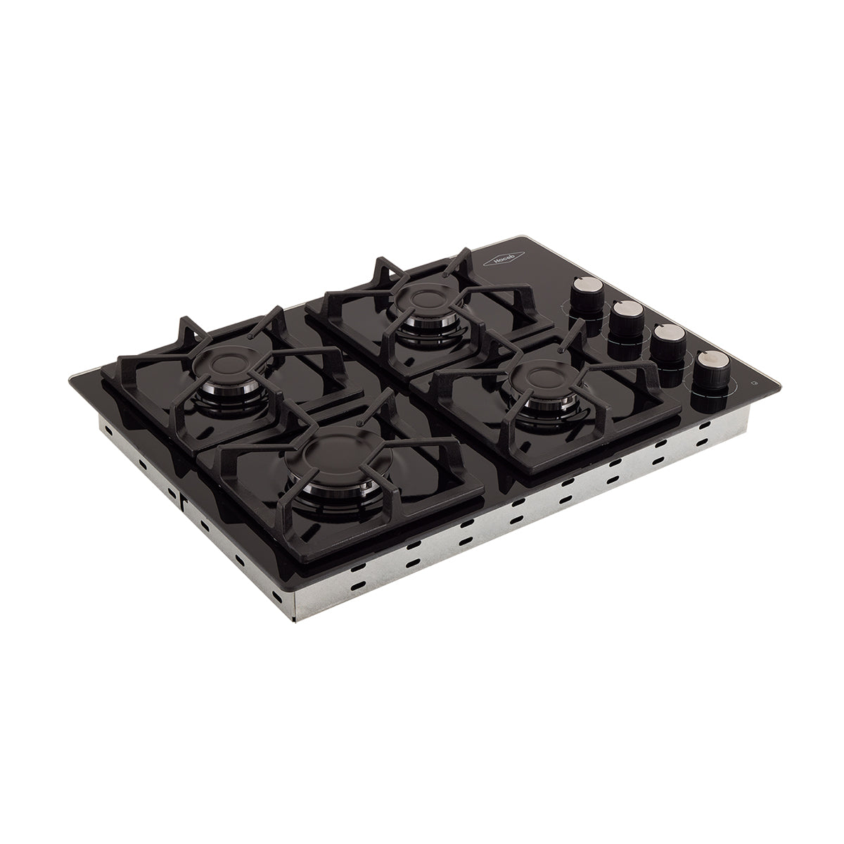 Estufa de Empotrar Cristal TA Haceb de 60x43 cm a Gas Natural Negra - CUB TA CRISTAL 60-43 GN - Logística Haceb