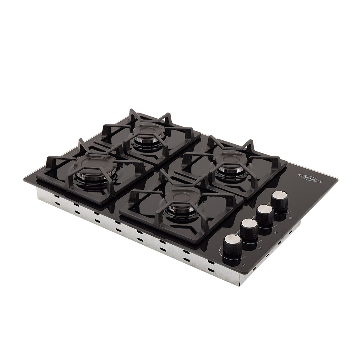 Estufa de Empotrar Cristal TA Haceb de 60x43 cm a Gas Natural Negra - CUB TA CRISTAL 60-43 GN - Logística Haceb