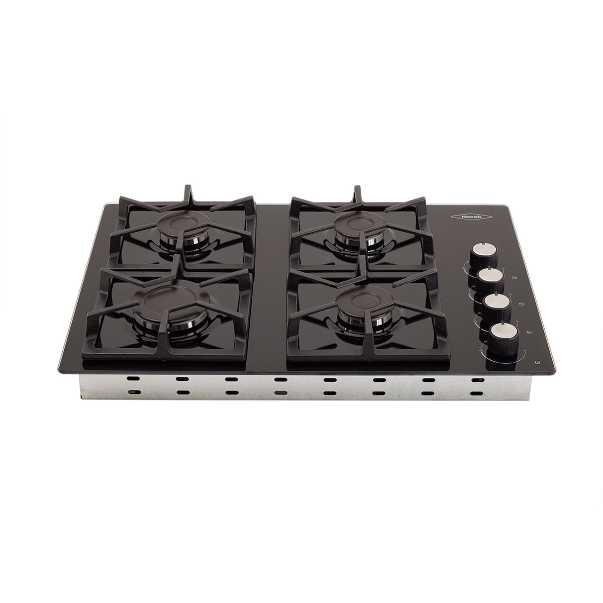 Estufa de Empotrar Cristal TA Haceb de 60x43 cm a Gas Propano Negra - CUB TA CRISTAL 60-43 GP - Logística Haceb