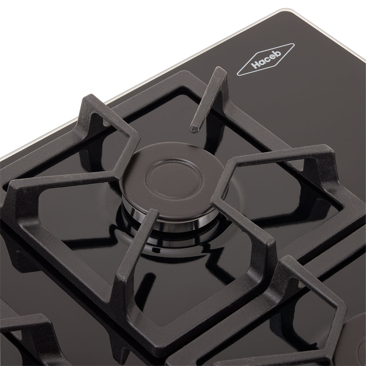 Estufa de Empotrar Cristal TA Haceb de 60x43 cm a Gas Propano Negra - CUB TA CRISTAL 60-43 GP - Logística Haceb