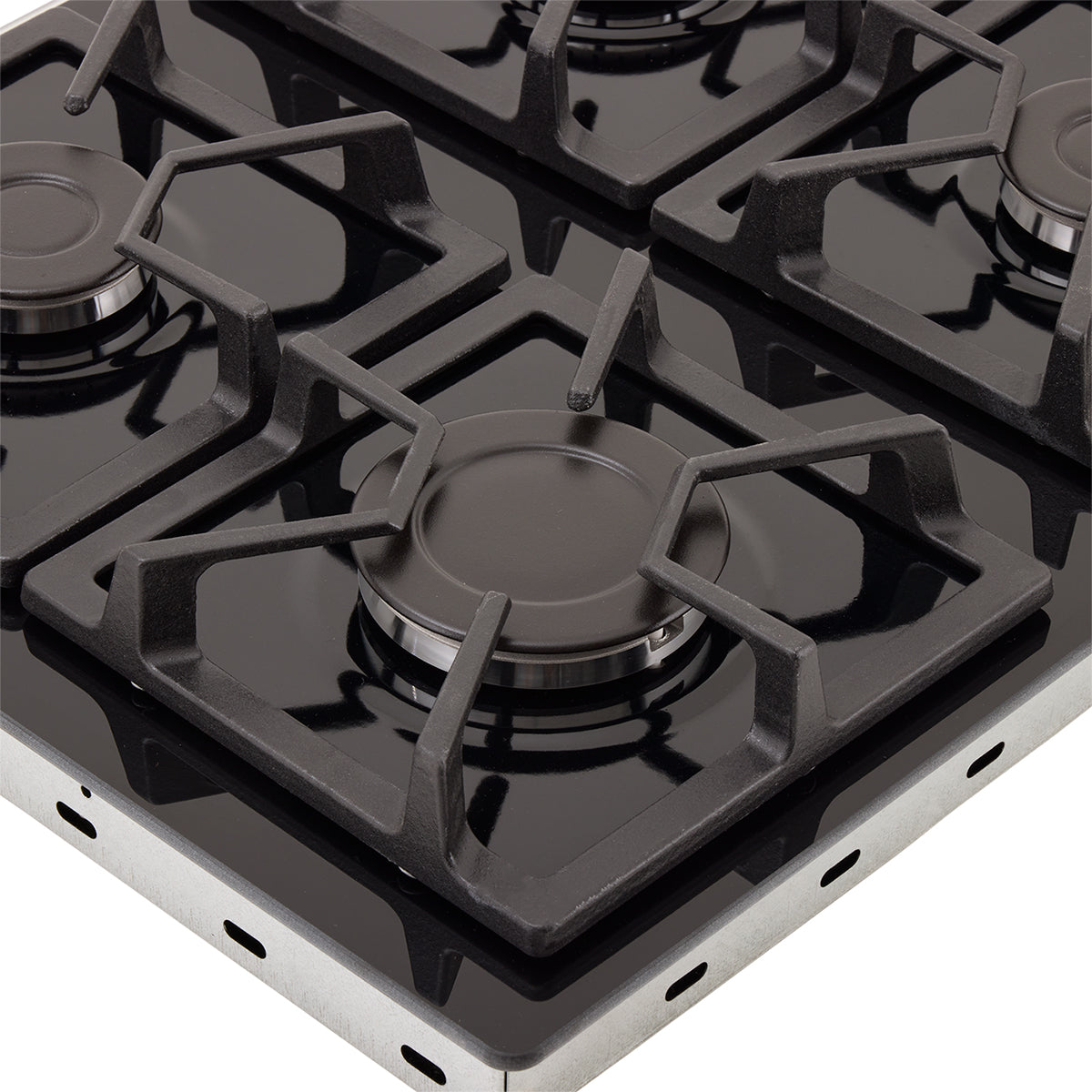 Estufa de Empotrar Cristal TA Haceb de 60x43 cm a Gas Propano Negra - CUB TA CRISTAL 60-43 GP - Logística Haceb