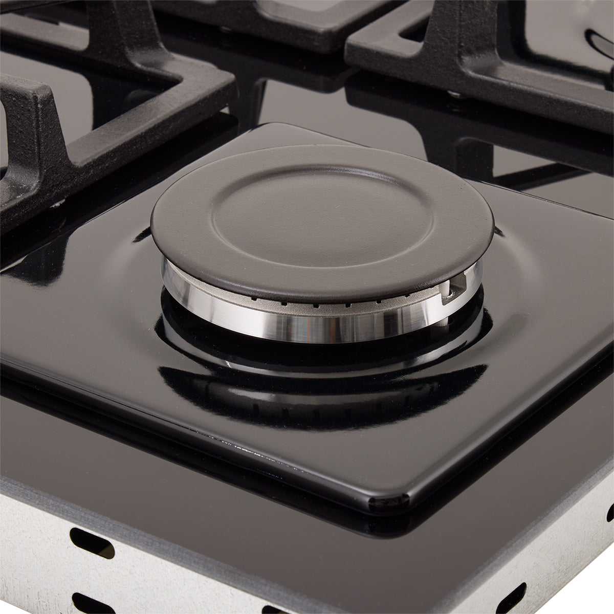 Estufa de Empotrar Cristal TA Haceb de 60x43 cm a Gas Propano Negra - CUB TA CRISTAL 60-43 GP - Logística Haceb