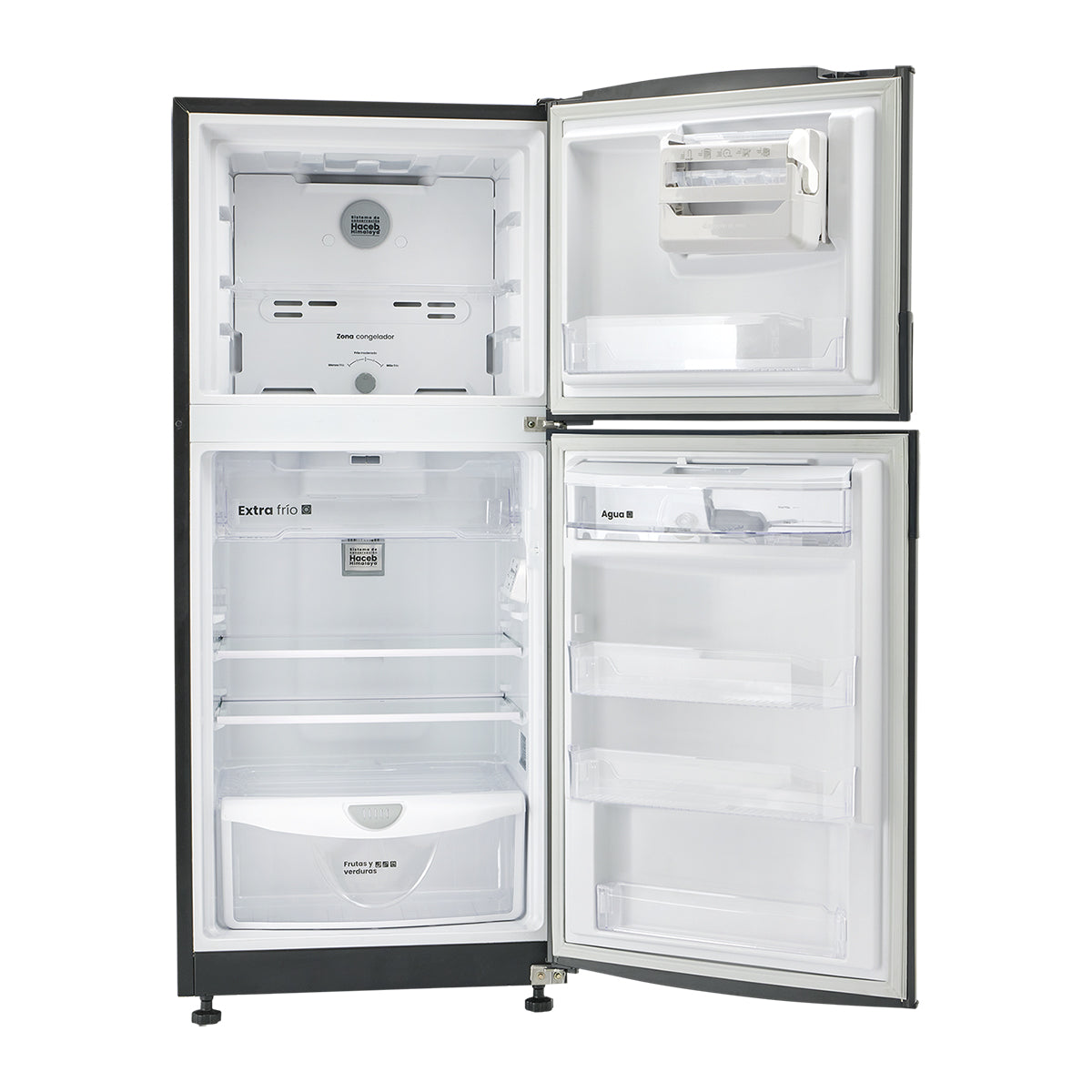 Nevera Haceb No Frost 243 Litros Manija IntegradaTitanio Inverter -  NEV 243 SE DA MI TI INV