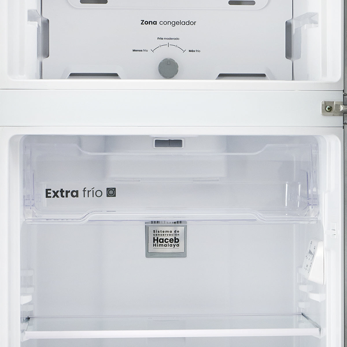 Nevera Haceb No Frost 243 Litros Manija IntegradaTitanio Inverter -  NEV 243 SE DA MI TI INV